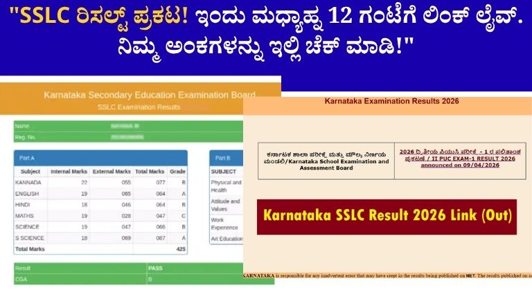 SSLC Result Today